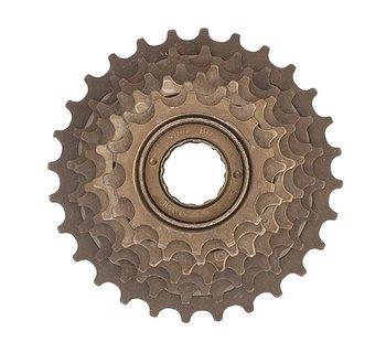 Wolnobieg 7-rzędowy 14-28T brązowy index