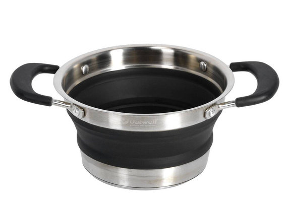 Garnek turystyczny Outwell Collaps Pot S - black