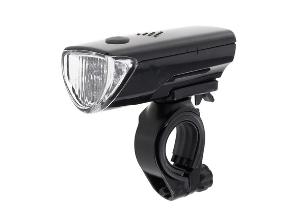 Lampa przednia Verso XC-104B 3 funkcje, 5 diód Led, czarna
