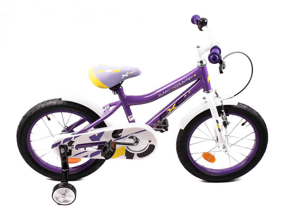 Rower BMX-16" FXC BOY fioletowo-biały