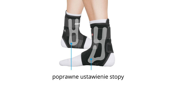 Stabilizator stawu skokowego ZAMST A1 lewy 