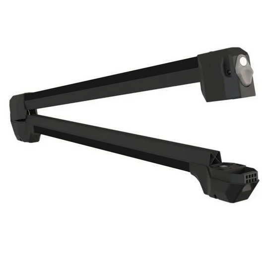 Aluminiowy uchwyt na 4 pary nart czarny Bagażnik Hakr HR-5540