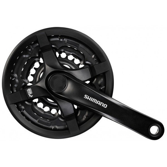 Mechanizm korbowy Shimano FCTY301C244CL 150mm 42x34x24T czarny z osłoną