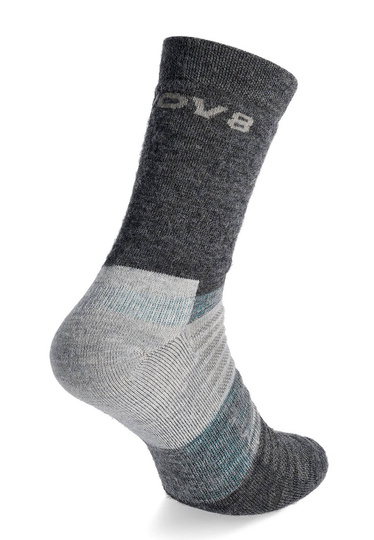 Skarpety merino Inov-8 Merino High Sock - grey melange