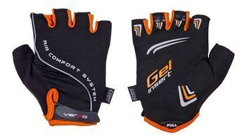 Rękawiczki rowerowe Verso SB-01-7059-B czarno-pomarańczowe