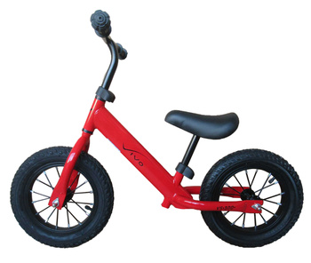 Rowerek biegowy Vivo VS300 12" pompowane koła red 