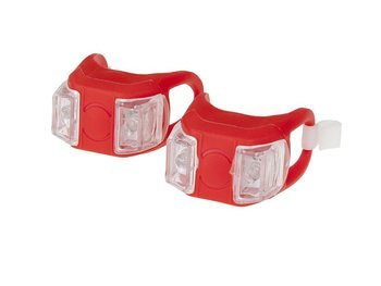 Zestaw lamp XC Light 1000F silikonowe, 2-Led,3 funkcje, czerwone