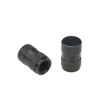 Kapturek wentyla Schreader aluminium CNC czarny 