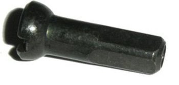 Nakrętka szprych 12 mm stal czarna