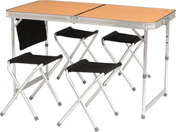 Easy Camp Stolik kempingowy Belfort+4 krzesła