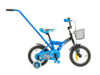 Rower dziecięcy Rock Kids Police 12" niebiesko-czarny