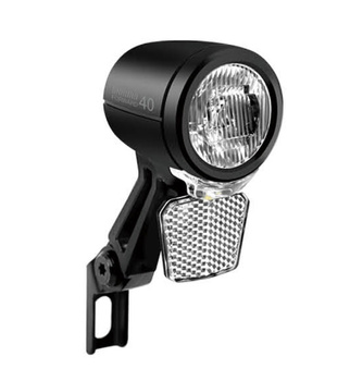 Lampa przód Verso 40 LUX do E-Bike pod prądnice 6V-48V uchwyt + odblask
