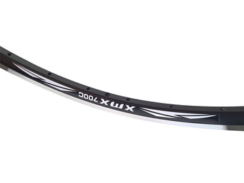Obręcz XMX szosa 28" 36 otworów czarna