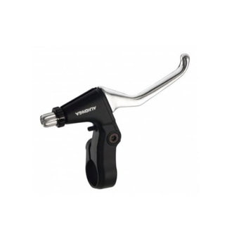 Dźwignie hamulca V-Brake alu-alu czarno-srebrna para