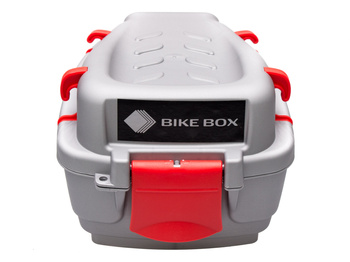 Cargo - Mały kufer na bagażnik - Srebrno-Czerwony