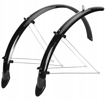 Błotnik Orion 26"x 58 mm czarny kpl. z chlapaczem