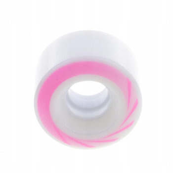 Kółko do wrotek 54x32mm biały-róż 
