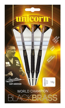 Rzutki Unicorn Black Brass Gary Anderson 19g Soft Tip 23664 