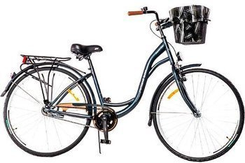Rower Storm 26" AMSTERDAM 1-biegowy grafitowy,błotniki grafitowe