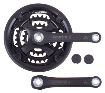 Mechanizm korbowy Amar FORCE 1 22-32-42T 150mm czarny z osłoną