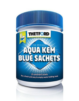 Saszetki kapsułki do toalet turystycznych Thetford Aqua Kem Blue Sachets