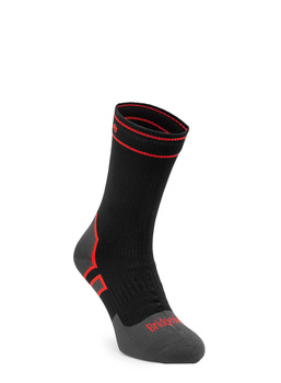 Skarpety Bridgedale wodoodporne StormSock Heavy Boot - black/red