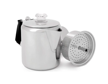 Czajnik do kawy GSI Outdoors Glacier Stainless Coffee Percolator - 6 cup