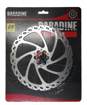 Tarcza hamulca Baradine DB-07D 180 mm 111g 42 HRC czarna