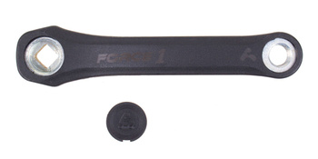 Korba lewa Force 1 150 mm kwadrat stal-pcv czarna