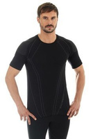 Brubeck SS10220 koszulka męska czarny