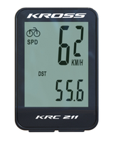 Komputerek Kross KRC 211 11-funkcjii przewodowy czarny