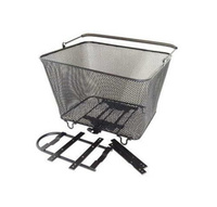 Kosz siatkowy HT-CUP-25L stalowy tylny na bagażnik, rozmiar 40x32x25cm