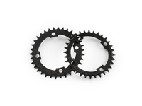 Zębatka MTB Intro, narrow-wide, aluminiowa, 34 zęby, czarna