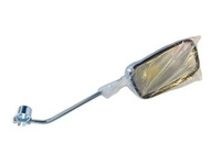 Lusterko rowerowe prostokątne WR długie ramie, mocowane na obejmę