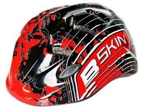 Kask B-Skin Kiddy Pro czarno-czerwony
