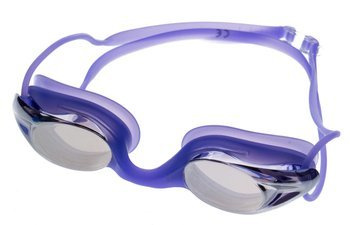 Okulary do pływania Vivo B-0107 fioletowe lustrzane treningowe