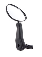 Lusterko HL-M03 180mm regulowane czarne mocowane wewnątrz kierownicy