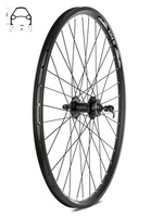 Koło przód 26" Disc piasta XMX-A291QF ham.tarcz łoż.masz.uszcz., obręcz disc czarna-szprychy czarne