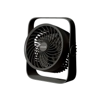 Mini wentylator Rtako WD0Y6S z podwójnym wirnikiem 3600mAh - czarny