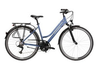 Rower Kross TRANS 2.0 DM niebieski biały połysk damski