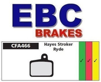 Klocki hamulcowe rowerowe EBC (organiczne)  HAYES STROKER RYDE