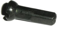 Nakrętka szprych 12 mm stal czarna