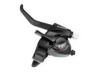 Dźwignia przerzutki-hamulca STEF-41 3-rzędowa lewa czarna