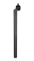 Wspornik siodła 27.2 x 400 mm z jarzmem czarny 