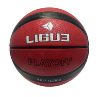 Piłka do koszykówki Ligue RB-G2000 Red-Black