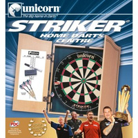 Tarcza Unicorn STRIKER Home Dart Centre + szafka- 2 sets precision darts 46136