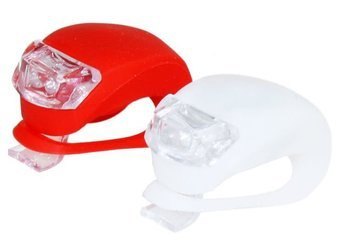 Zestaw lamp Vivo HL-PR015 silikon, 2-super Led przód +tył 