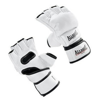 Rękawice MMA Pro skóra  allright white