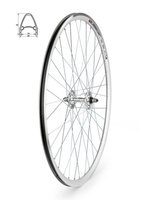 Koło przód 28" srebrne piasta JY-565 -OSTRE KOŁO-