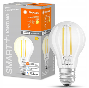 Żarówka LED SMART+ 6W ciepła 2700K 806lm ściemniana aplikacją przez WiFi